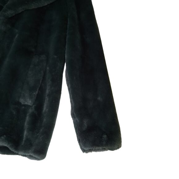 Rachel Zoe Women's Green Teddy Bear Coat Size Small Fluffy Jacket - Picture 11 of 11